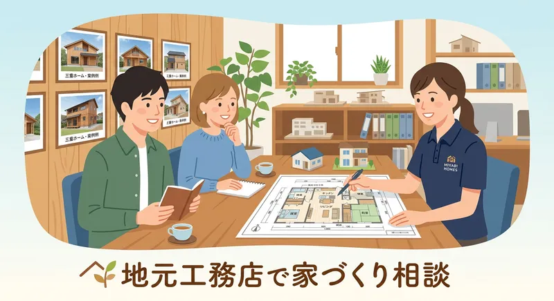 ハウスメーカーの相見積もりと選び方のイメージ